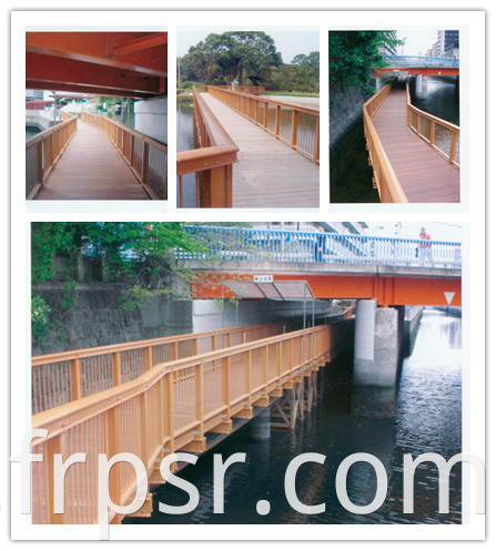 Fiberglass Bridge guardrail
